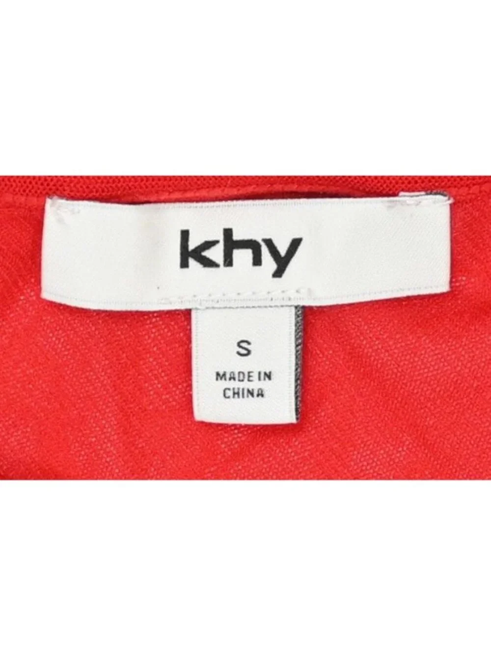 Khy Mesh One Shoulder Top in Cherry  Red